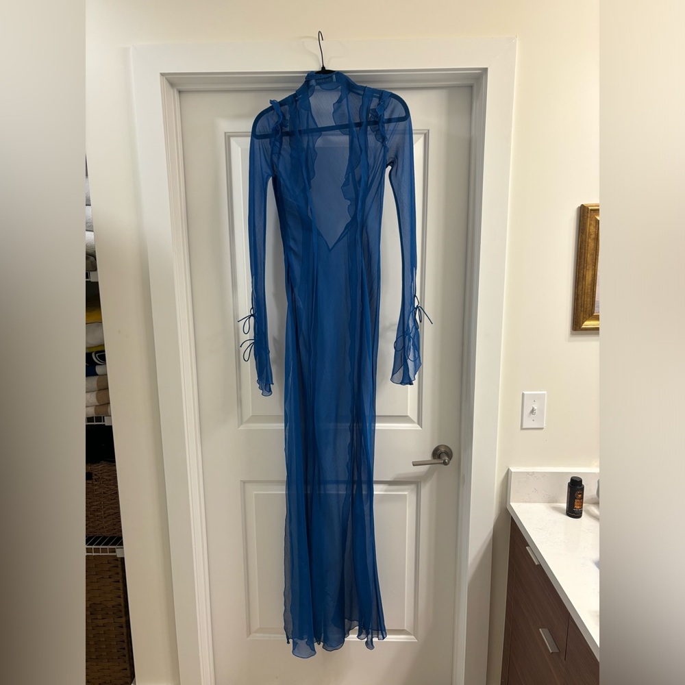 Rat & Boa Vibrant Blue Dress - Picture 3 of 4